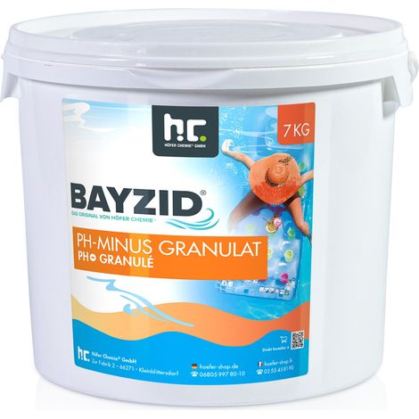 7 kg BAYZID® pH Minus Granulat für den Pool