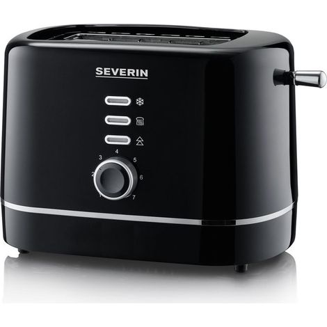 Severin AT 4321 tostapane 7 2 fette 850 W Nero