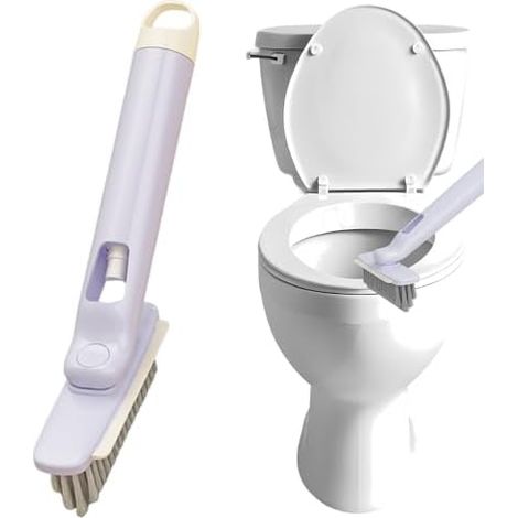 Brosse de nettoyage pour joints, brosse rotative à poils durs pour la cuisine, conçue pour les espaces étroits, idéale pour éliminer les taches sur les surfaces, assurant des espaces domestiques propr (1/5)