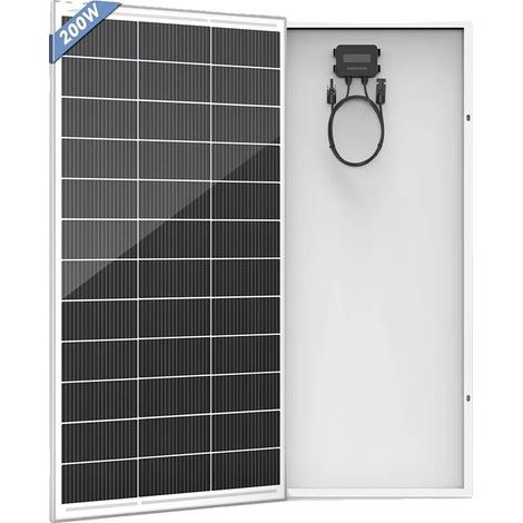 Panneau Solaire, Haute Efficacité, Design Durable, 200W 1Pcs (1/2)