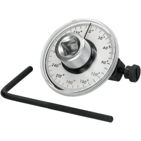 HOXILEELEO - Chiave dinamometrica 1/2" – campo di misura: 0°-360° – Acciaio al cromo-vanadio – Indicatore di coppia angolare per applicazioni meccaniche (1/5)