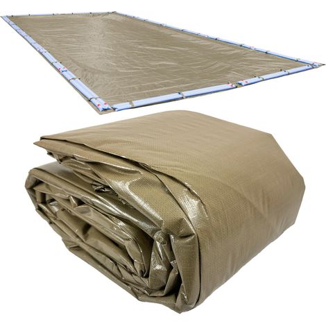Piscine Mate Grès Winter Coque pour Pied kit systeme piscines 16' x 32' in-Ground Pool grès (1/3)