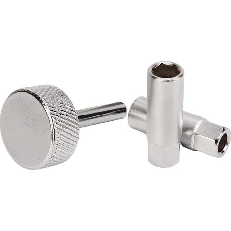 Kit de réglage de soupapes en 3 pièces : douilles de blocage de 8 et 9 mm, embout carré de 3 mm pour motos et quads (1/5)