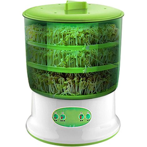 Prise américaine à 3 couchesGermoir automatique pour semis de haricots, machine de culture de germes à grande capacité (1/4)