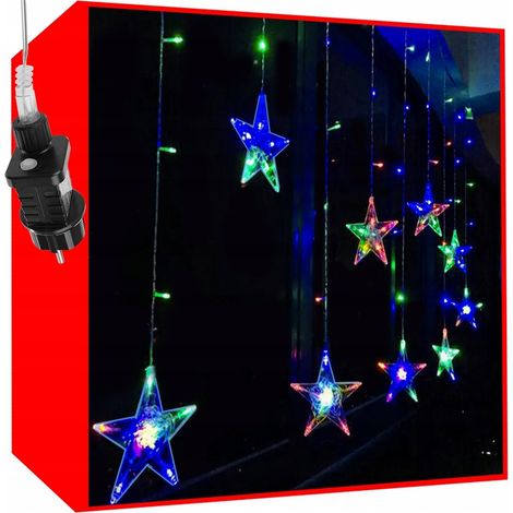 Guirnalda de luces para árbol de Navidad con 108 LED en forma de carámbanos para exteriores, 2,5 x 0,9 (1/5)