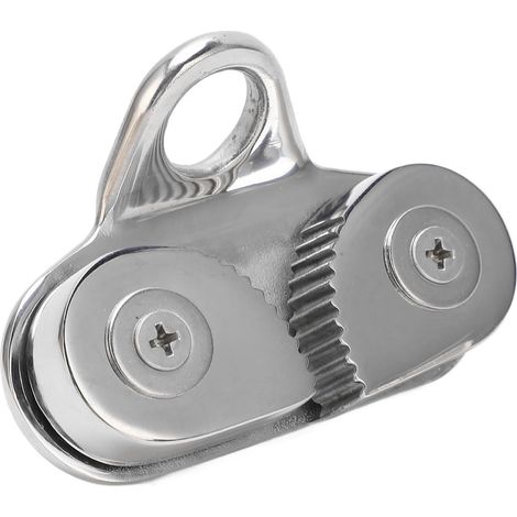 BEBUSINGOTO Plaque de serrage à came, plaque de serrage à came en acier inoxydable 316, anneau de guidage de câble antirouille, adapté aux cordes marines (1/5)