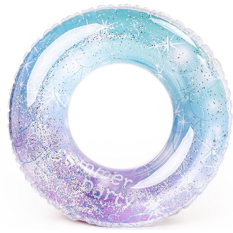 Natation pour les Enfants avec des Paillettes – Bouée gonflable 80 cm étoiles