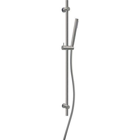 PAINI Douchette 1 jet Cox avec barre de douche gris acier (1/2)
