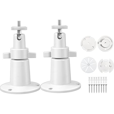 ZT-NET Staffa di montaggio universale regolabile per telecamere di sicurezza, per montaggio a parete o soffitto, sia in interni che in esterni, compatibile con Arlo, Arlo Pro e telecamere con testa a 
