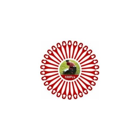 Pack of 100 replacement blades compatible with Florabest edger LIDL FRTA 20 A1, FAT 18B2, FAT 18B3 (1/5)