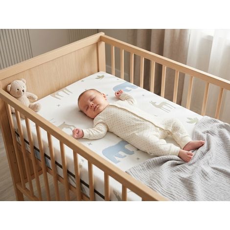 Materasso per culla Neonato Antisoffoco Certificato CertiPUR™ e OEKO-TEX® – 100% Made in Italy - Misura: 70X140 CULLETTA EVOLUTA MONTESSORI