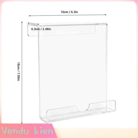 Garosa support de livre pour tapis roulant Support de tablette pour tapis roulant, vélo d'exercice, sport haltere Transparent (1/4)