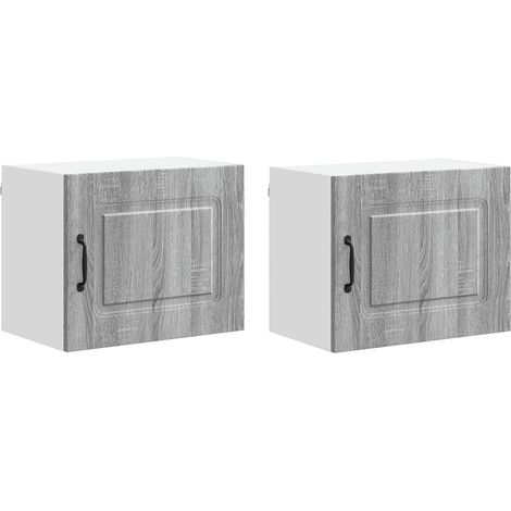 Maison Exclusive - Panel de lavaplatos Kalmar 2 pcs Gris Sonoma (1/5)