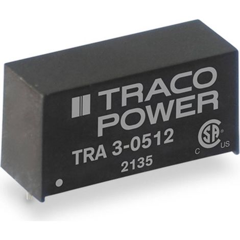 TracoPower TRA 3-1219 Convertitore DC/DC da circuito stampato 12 V/DC 9 V/DC 333 mA 3 W Num. uscite: 1 x Contenuto 1 pz (1/2)