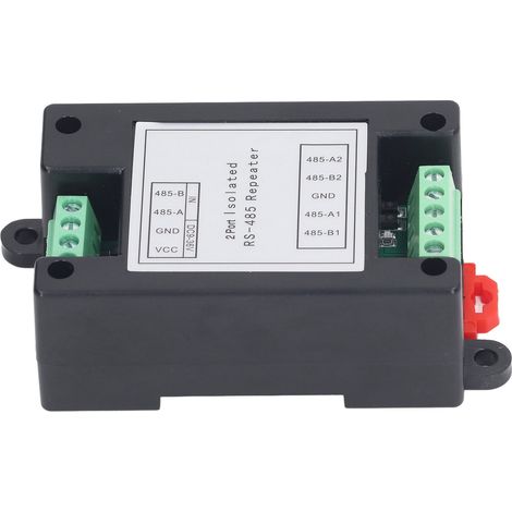 Industriell gefertigtes, fotoelektrisch isoliertes 2-Kanal-RS485-Repeatermodul, 9–36 V DC (1/5)