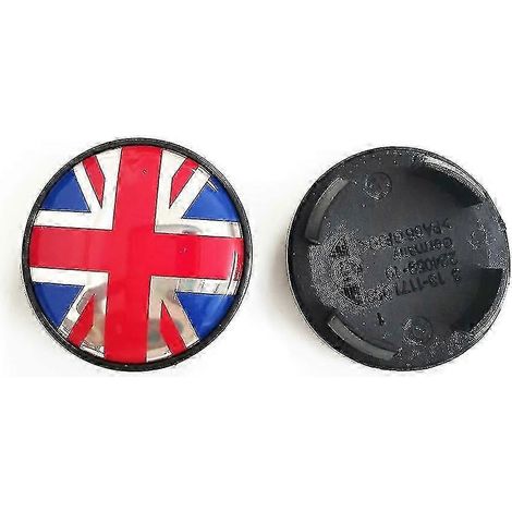 Cache-moyeu de roue (couleur Union Jack) pour Mini Cooper Countryman JCW 54 mm Standard (1/5)