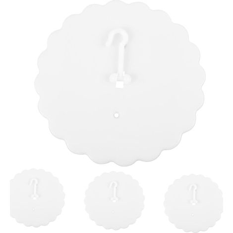 Ensemble de 4 crochets pour baldaquin lit, en plastique, support (1/5)