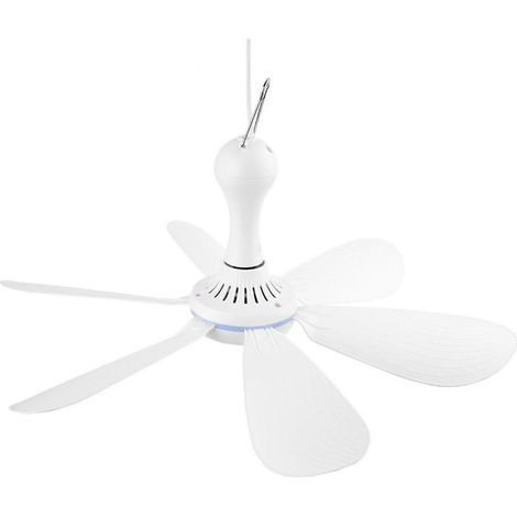 Ventilateur de plafond 16,5 pi, 6 pales, silencieux, 5 W, Brezze, glacière pour tente de camping (1/4)