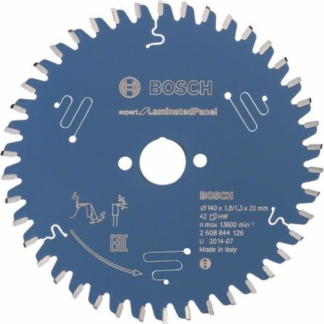BOSCH ACCESORIOS 2608644126 - Disco de sierra circular CSB Expert LaminatedPanel: 140x20x42D (1/4)