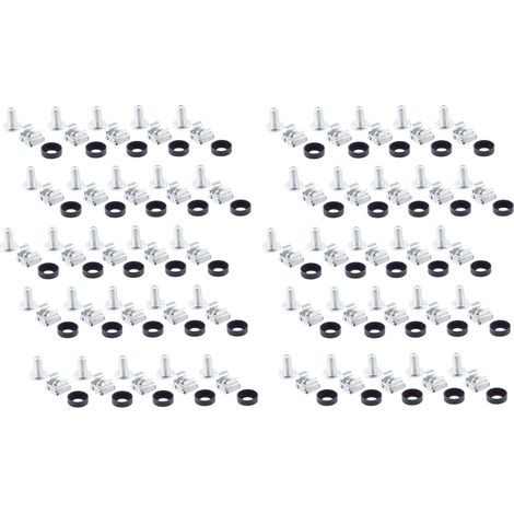 Tornillos y tuercas Shiverpeaks bs08-01029 M6 50 unidades metal