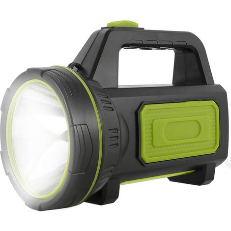Lampe Torche LED Ultra Puissante Rechargeable USB 135000 Lumens 6000 mAh Lampe de Poche Étanche avec Lumière Latérale Haute Puissance pour Urgence Randonnée Camping Chasse (1/5)