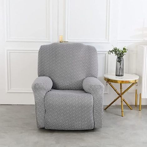 Housse De Fauteuil Relax Extensible, Imprimé Housse Fauteuil Relax 4 Pièces Fauteuil Relax Housse Extensible - 17 (1/4)