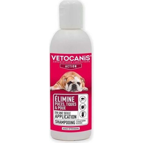Shampoing - VETOCANIS - Chat et Chien, Produit Anti Parasites