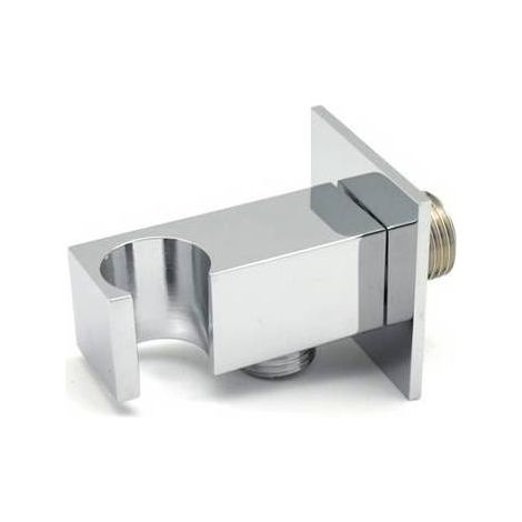 PRISE D'EAU RECTANGULAIRE AVEC SUPPORT DE DOUCHE Dimensions : Chrome