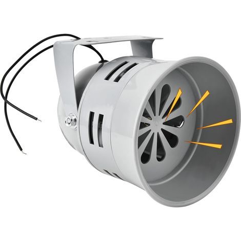 Alarme à Moteur électrique 40W, Sirène de Raid Aérien Résistante, Klaxon de Sécurité en Métal pour Prévention des Incendies, Véhicule de Transport D'usine 120DB (AC220V) (1/5)