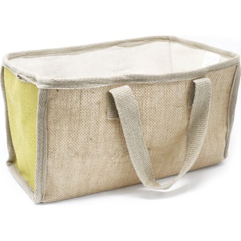 Grand Panier de Courses - 33x18x20cm - Olive- Vendu par 1