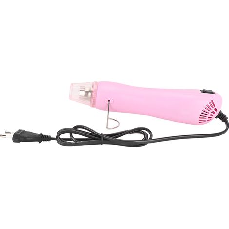 Pistolet à air chaud pour soudage, séchage et peinture, gaufrage, prise EUPlug 220V rose