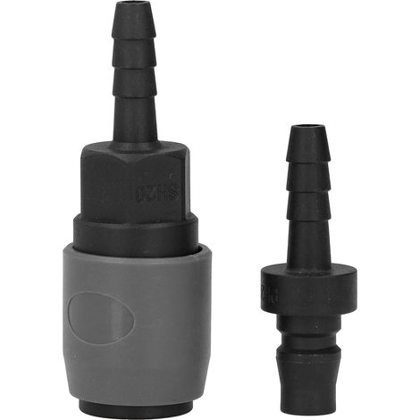 Kit de verrouillage rapide 5 jeux, coupleur pneumatique autobloquant de type C en plastique et acier (SH+PH-20) (1/5)