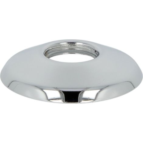 Rosace filetée, laiton chromé 50 mm x 1/2 x 5 mm