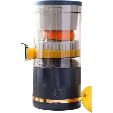 Extracteur de jus portable USB - Démarrage par simple pression - Convient pour la maison, les sorties et les dortoirs scolaires - Bleu (1/5)