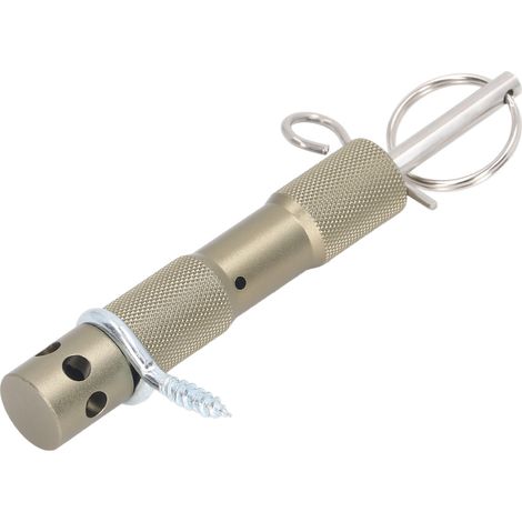 Perimeter-Auslösealarm aus Aluminiumlegierung mit Federmechanismus, Auslösedraht-Sicherheitsvorrichtung für Zuhause, Outdoor, Camping, Grün (1/5)