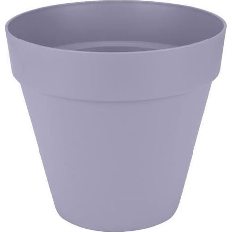 ELHO Pot de fleurs Loft Urban Rond avec roues - Violet - Ø 48.5 x H 45 cm - Extérieur - 100% recyclé (1/5)