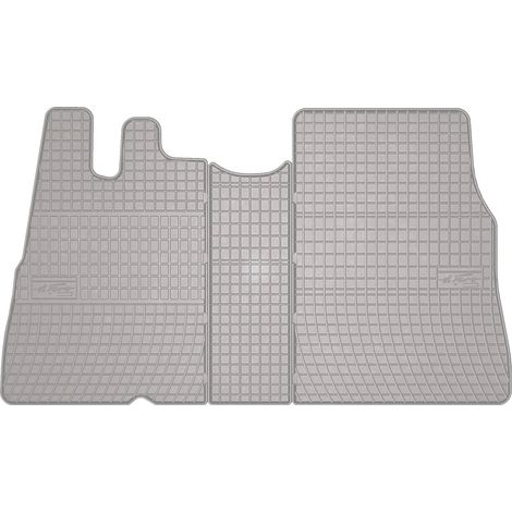 Alfombrillas de goma para coche: Citroën Jumper I furgoneta de reparto (1994-2006) - color gris a juego.