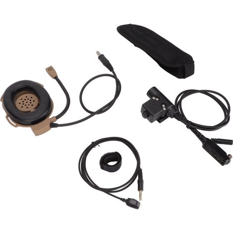 Casque unilatéral HD01 pour moto, haute résistance, réglable, style militaire, pour la chasse en extérieur (1/5)