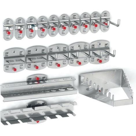 KAPPES  Assortiment  de  supports  d'outils  18  pièces  revêtement  plastique  -  4027.04.0001 (1/5)