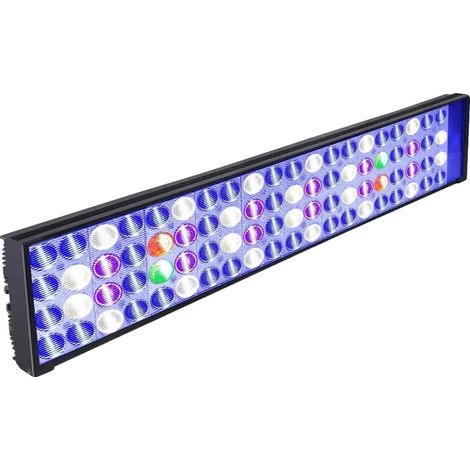 Iluminación para acuarios marinos, LED de espectro completo, diseño de bajo consumo, H54 con kit de suspensión, enchufe europeo (tipo C). (1/2)