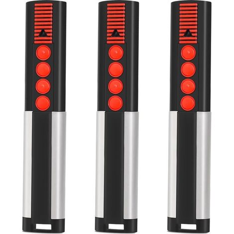 Lot de 3 télécommandes de rechange pour émetteur portatif d'été 868,8 MHz 4 canaux compatibles avec Sommer 4020 TX03-433-4, 4020V000, 4025V000, 4026V000 (1/5)