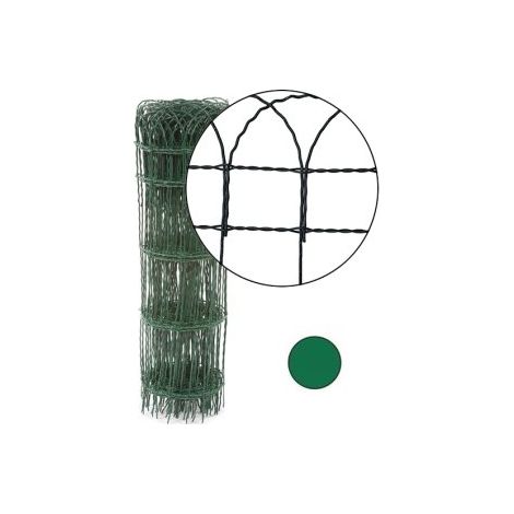 Cloture & Jardin – Bordure parisienne verte 0,65 m – Grillage souple en fil galvanisé plastifié – Protection esthétique pour jardins et parcs (1/6)