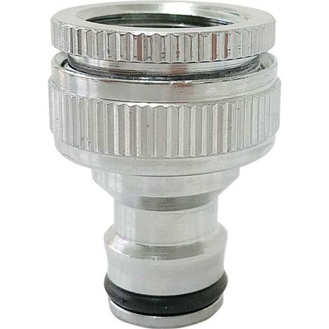 Raccordo rubinetto ottone cromato 1/2-3/4 F Verdemax