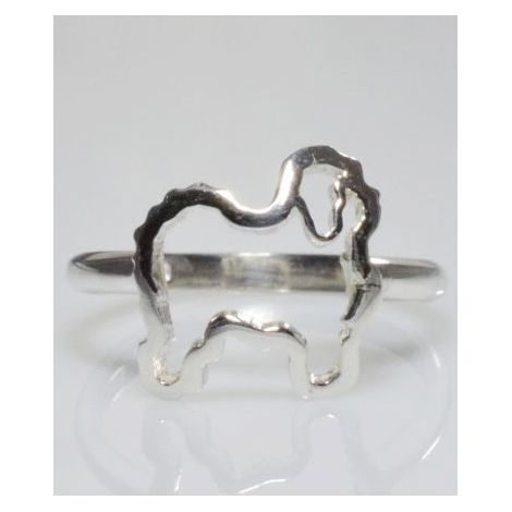 Bologneser Ring aus Sterlingsilber