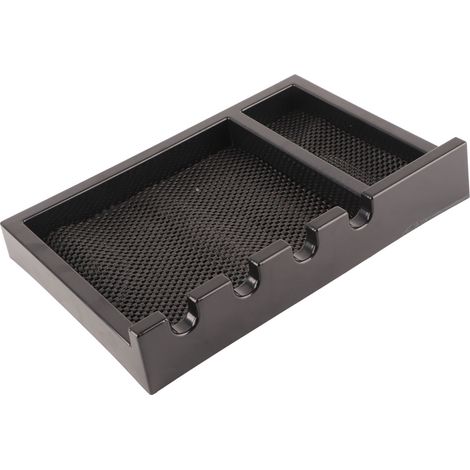 Boîte de rangement pour accessoires de rasage, plateau de rangement pour rasoirs, plateau pour tondeuse électrique (1/5)