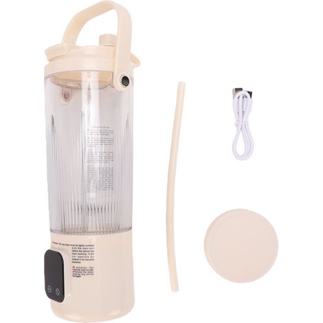 Blender portable sans fil 700 ml avec gobelet mélangeur électrique et écran tactile pour smoothies et milkshakes (1/5)