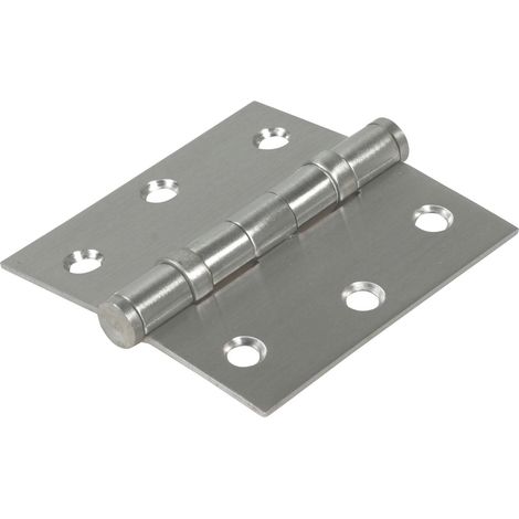IBFM CERNIERA CON CUSCINETTI A SFERA E POMOLO PIANO in acciaio inox mm. 89x76 (3,5x3'')