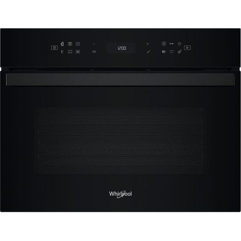 Micro-ondes combiné encastrable - WHIRLPOOL - WCW6O7HTBF - Noir - 59,5 x 55,4 x 45,5 cm