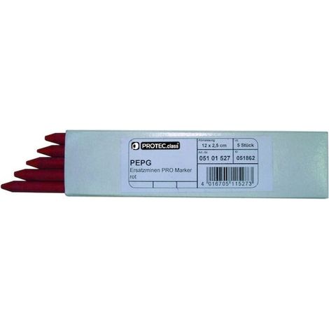 PROTEC.class Ersatzminen PRO Marker rot PEPR5 Minen 05101527
