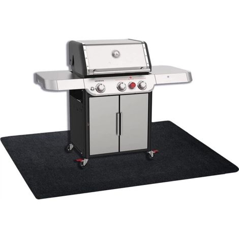 Tapis de gril, tapis de protection absorbant l'huile de haute qualité pour terrasse et patio, tapis de gril de terrasse (1/5)